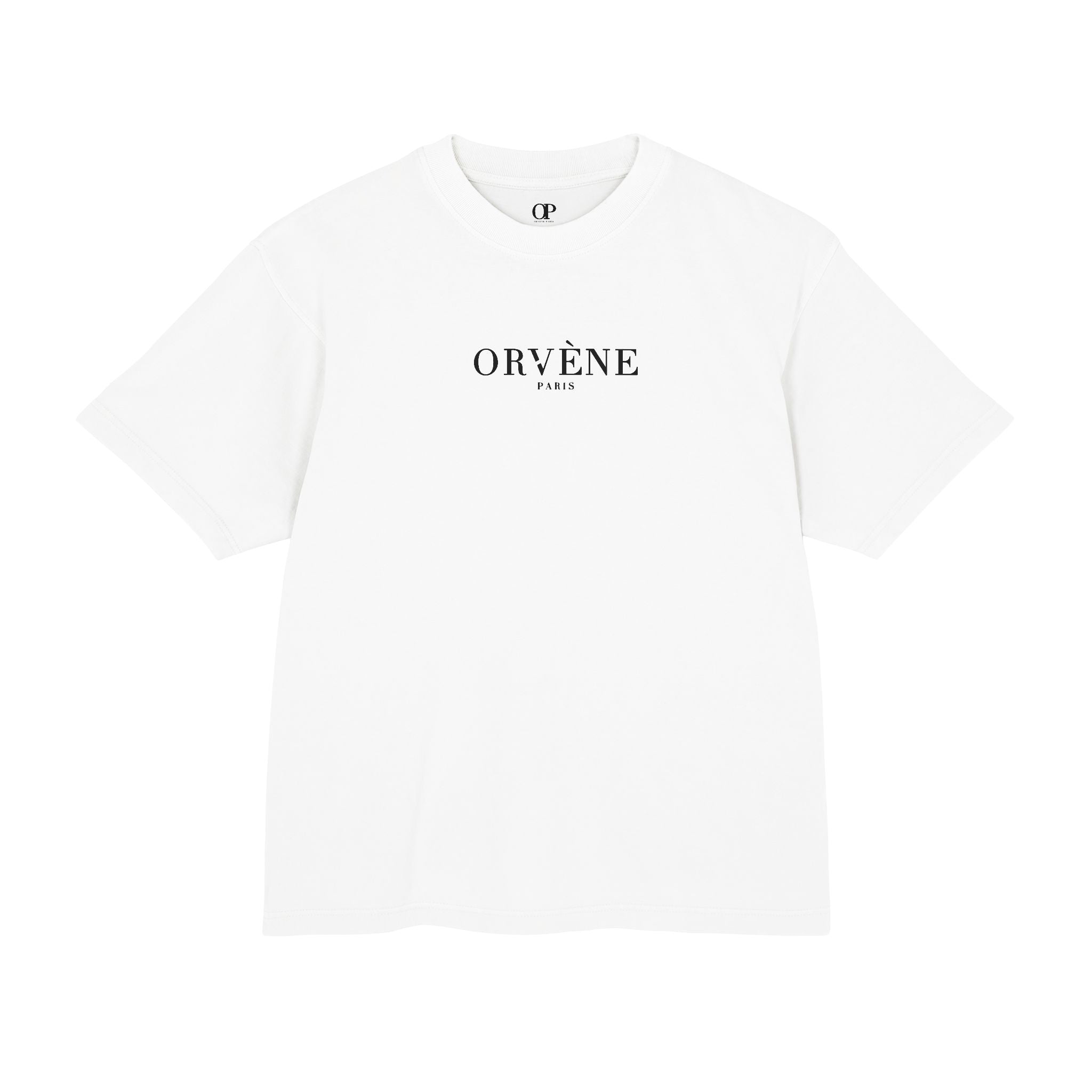 Orvène Paris Minimal Logo Tee - Women's/Unisex Cotton T-Shirt