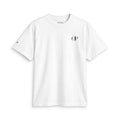 Minimalist Logo T-Shirt — Small Chest ‘OP’ Print, White Casual Tee